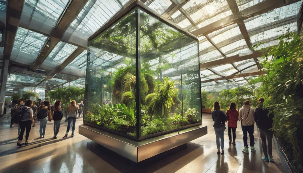 Фотограф-дизайнер из Дубая Аднан Аббас представил концепцию «Everyday Green» по превращению городского метро в цветущий сад, которая была разработана с помощью искусственного интеллекта