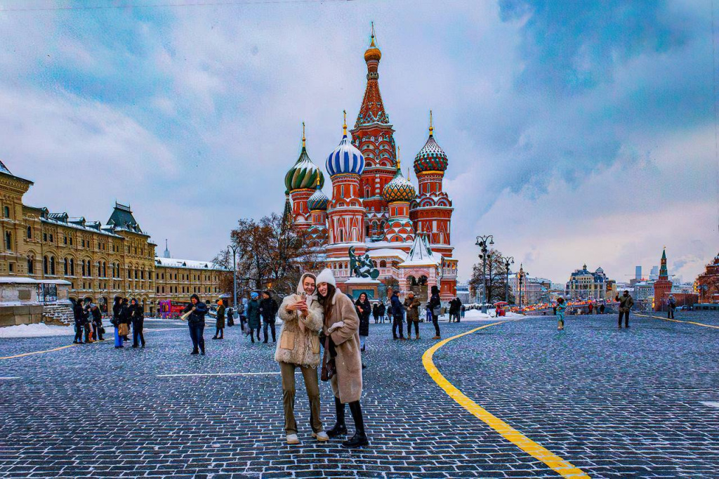 С января по август 2023 года Москву посетили свыше 15,5 млн путешественников