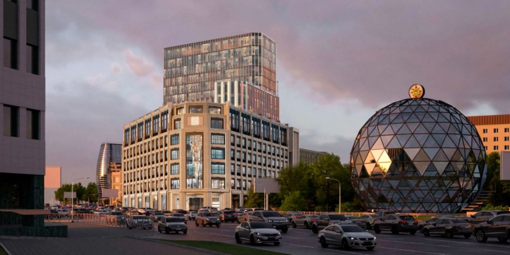 В Новосибирске представили проект многофункционального комплекса «Аргентум» с гостиницей 
