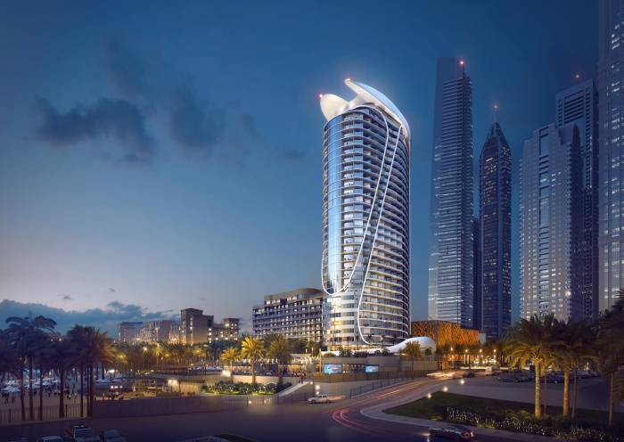 На пляже Джумейра в Дубае появится W Dubai - Mina Seyahi в 31 этаж