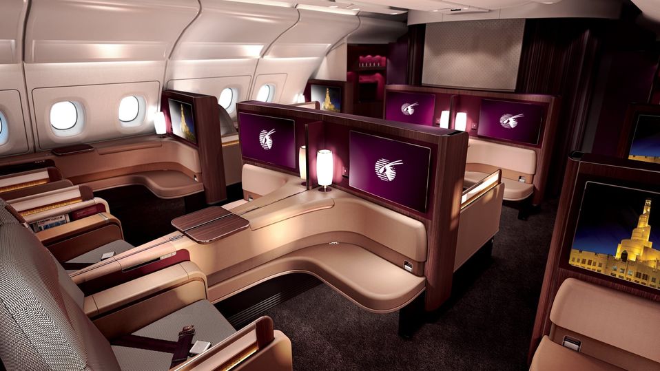 Национальный перевозчик Катара вернет первый класс с роскошными люксами, похожими на сидения в частном самолете