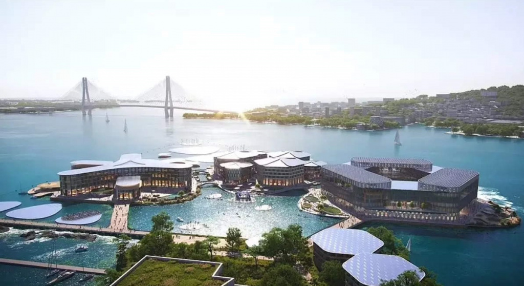 В Южной Корее появится первый в мире плавучий город