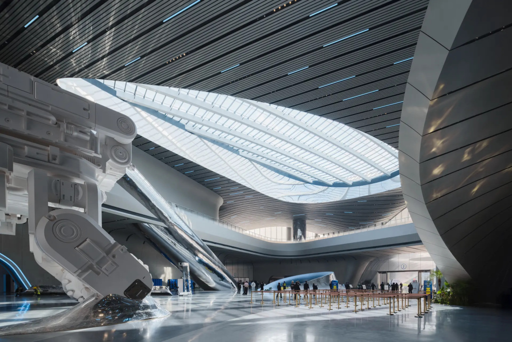 Как белое облако: в Китае распахнул двери научно-фантастический музей нереальной красоты